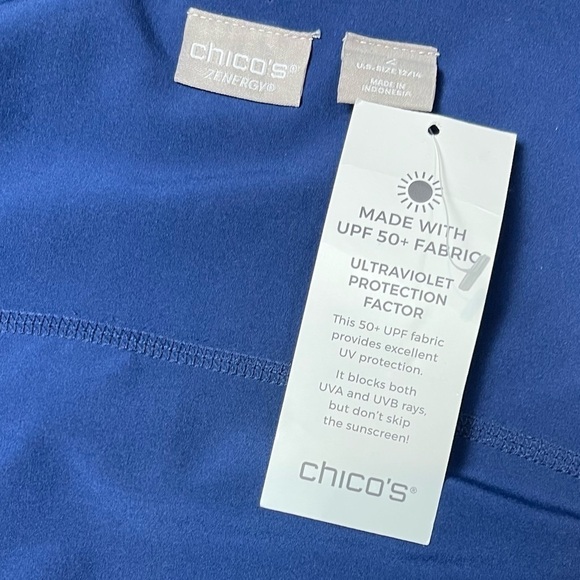 Chico’s Zenergy Athletic Jacket Size 2 - Picture 3 of 4